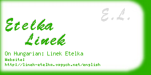 etelka linek business card